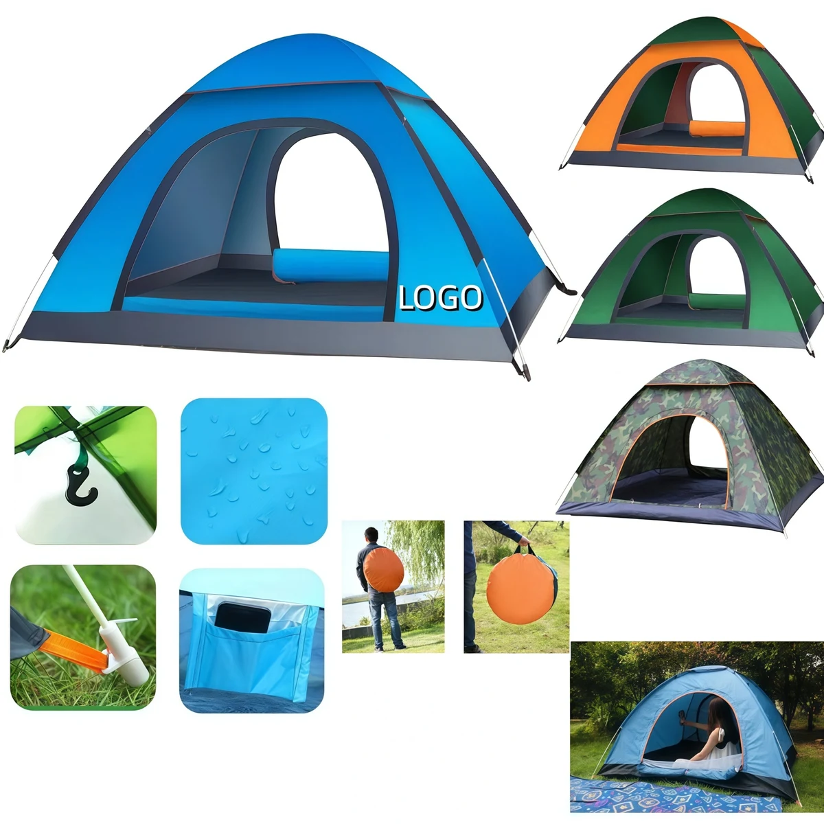 MOQ 20 Portable Outdoor Camping Tent 1