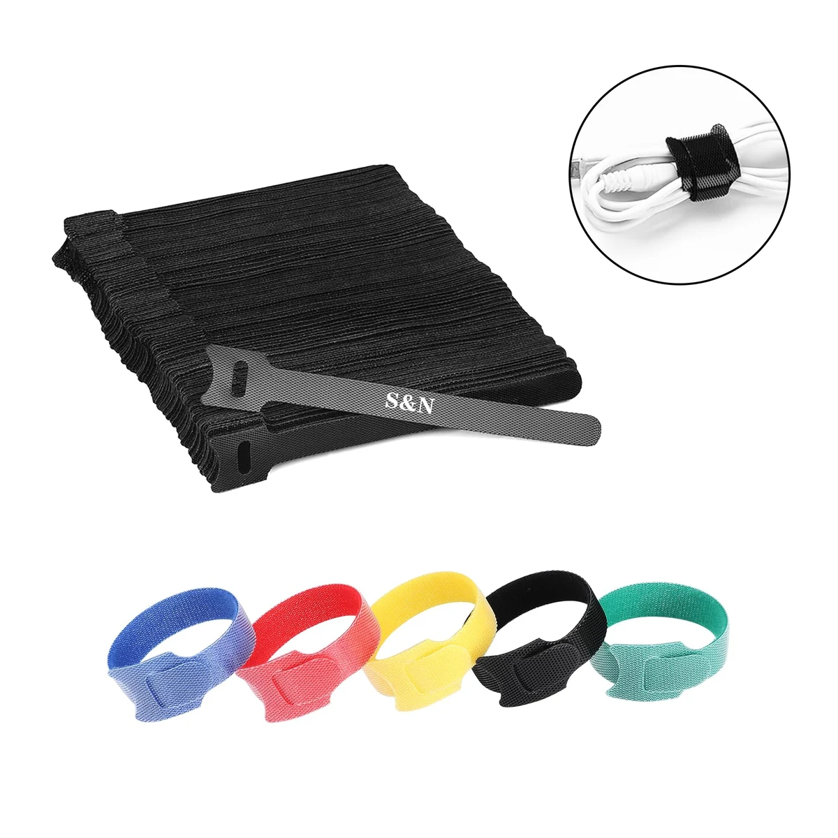 Strong Colored Nylon Cable Ties 1