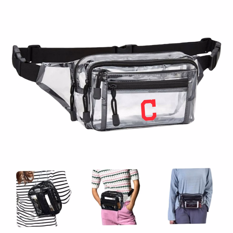 Stadium Approved Clear Fanny Pack Waterproof Chest Bag