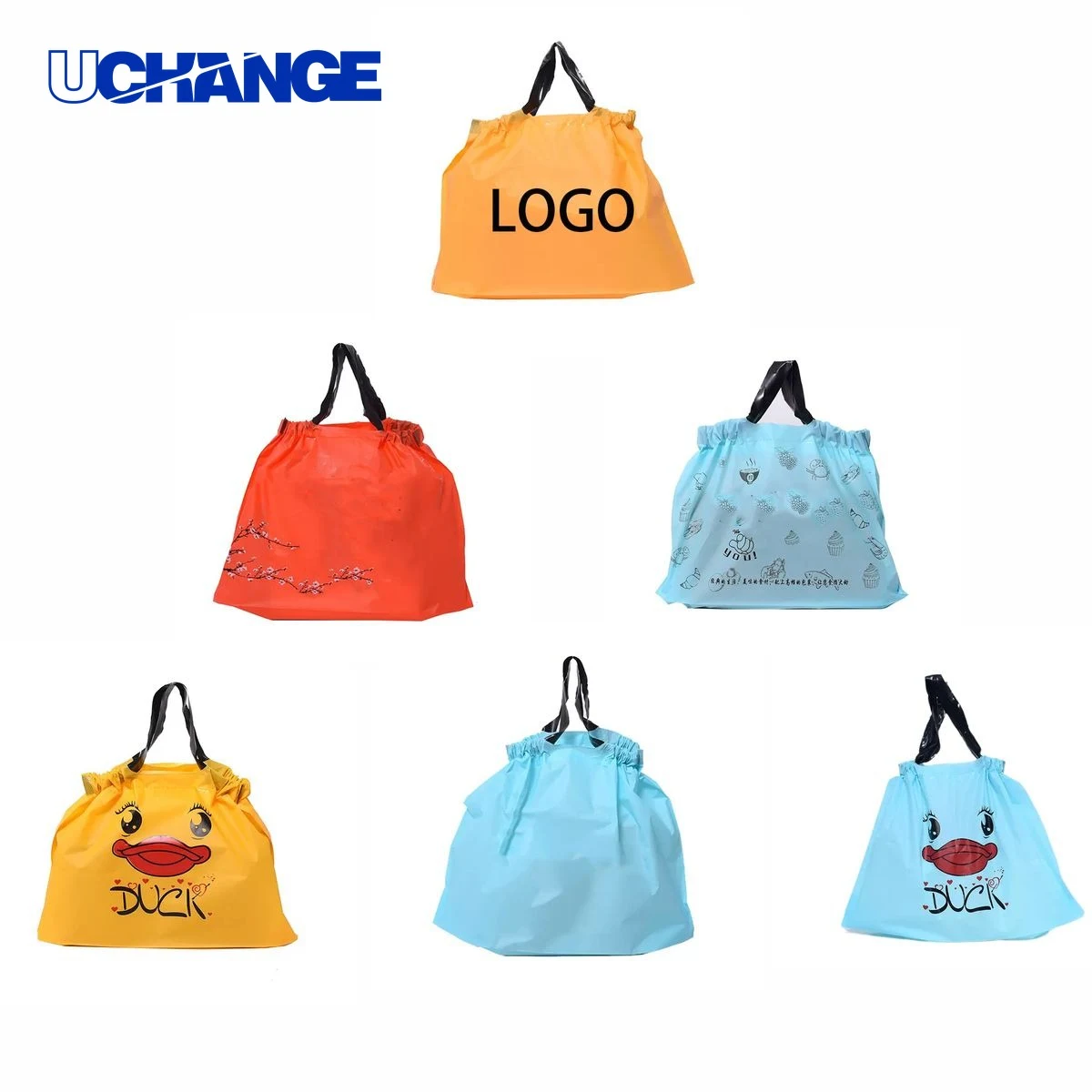 Custom Disposable Drawstring Packaging Bag for Retail 1