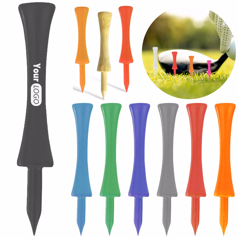 Wood 100 Branch Solid Color Golf Stud