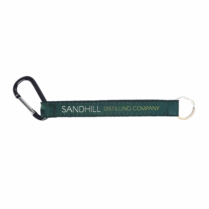 6-1/2" Woven Key Strap w/ Carabiner - "Elite" Weave