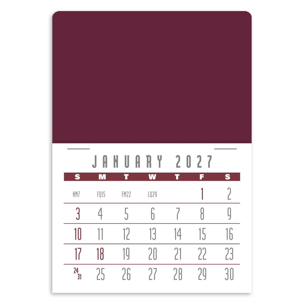 Triumph® Calendars Press-N-Stick Contemporary Calendar 1