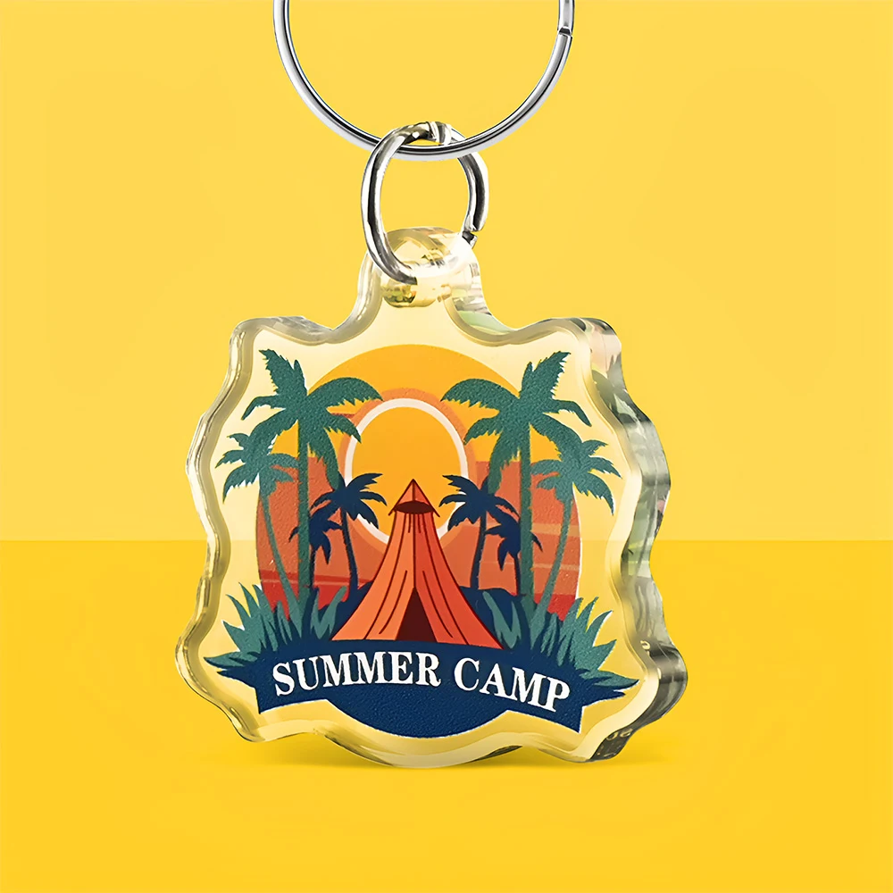 2.75" Custom Acrylic Keychain 1