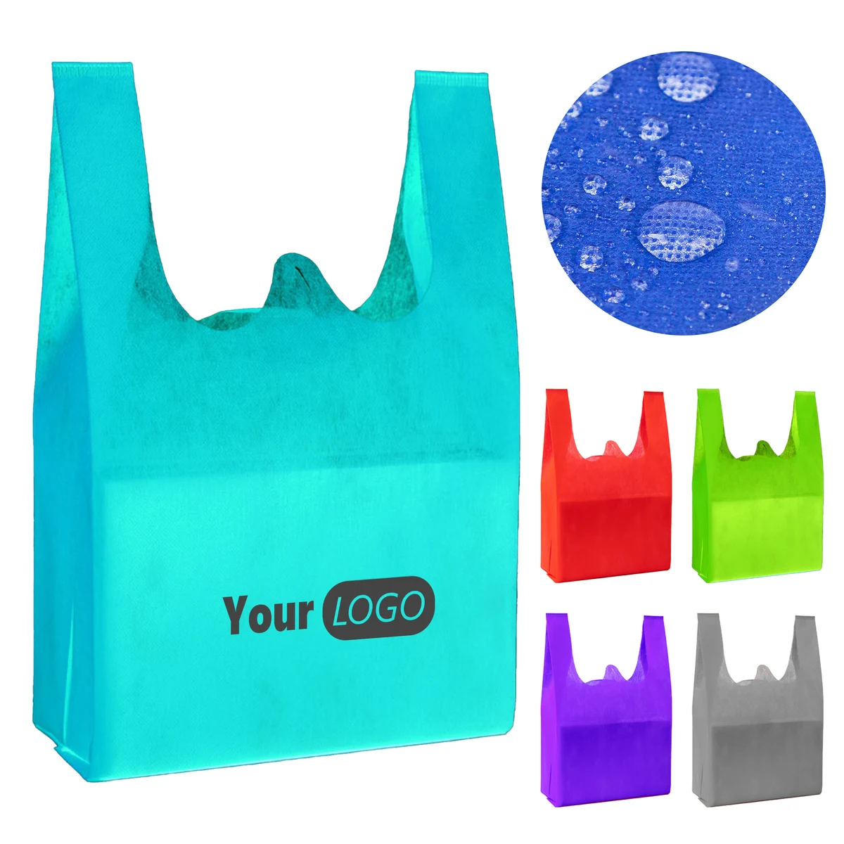 Non-Woven Custom Non-Woven Vest Bag For Branding 1