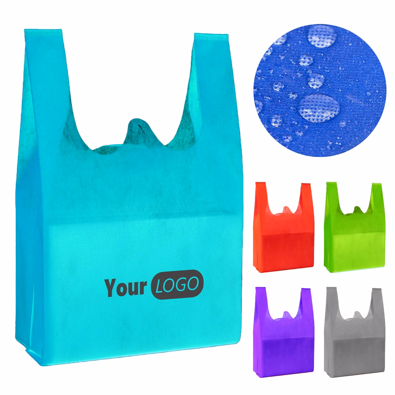 Non-Woven Custom Non-Woven Vest Bag For Branding