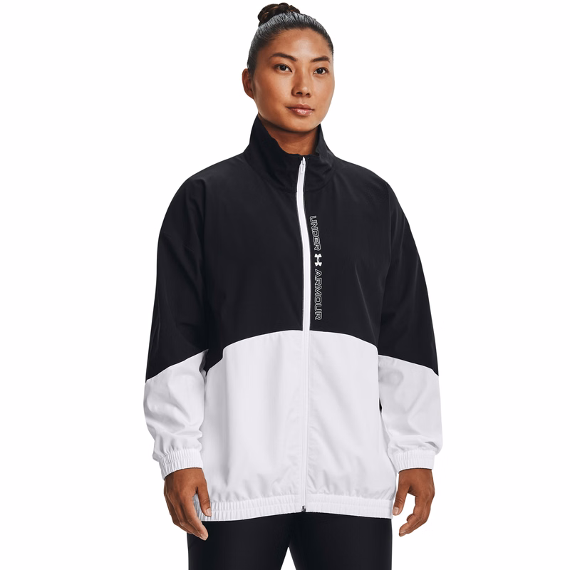UA Woven Women's Oversized Full-Zip Jacket