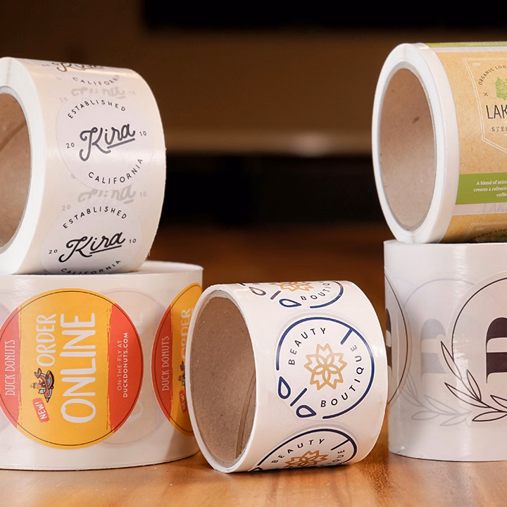 Roll Labels (Semi-Gloss - Permanent)(Eco-Safe)