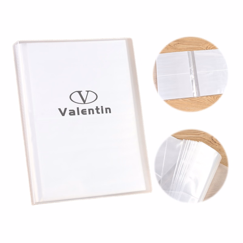 80 Pockets Plastic Frosted Photo Album
