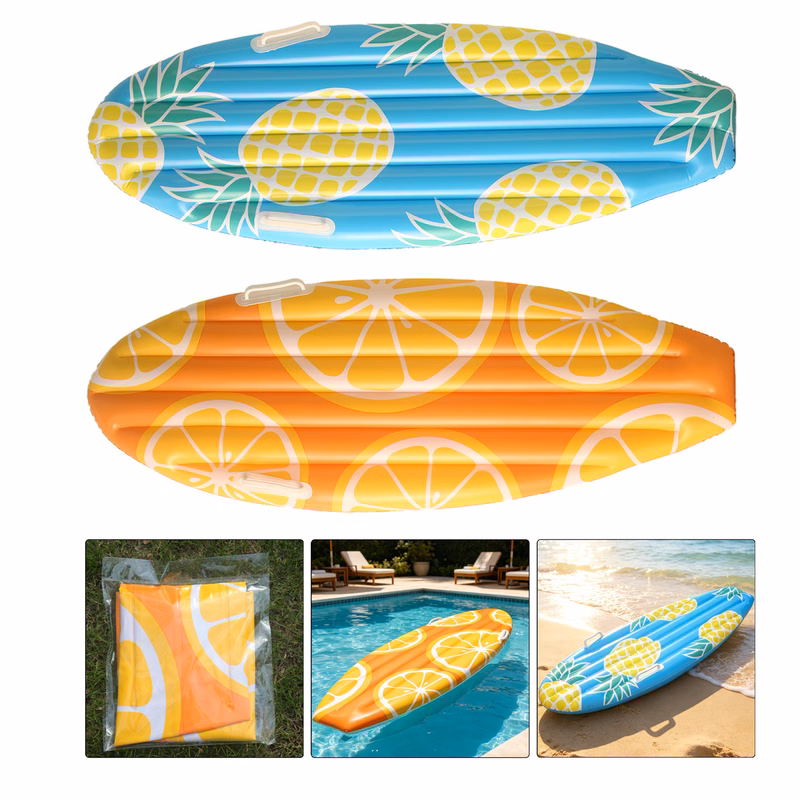 Inflatable Cartoon Print Water Surfboard