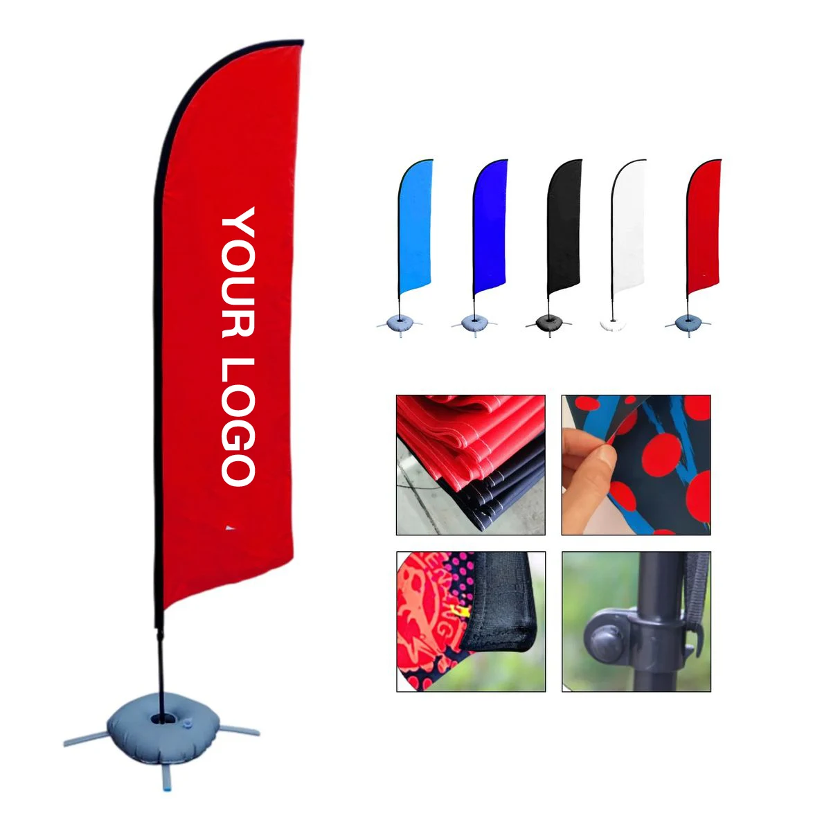 Outdoor Feather Flag Banner Double Sided Printing 1