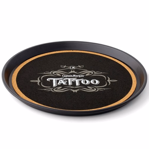 14" Round Cork Surface Serving Tray