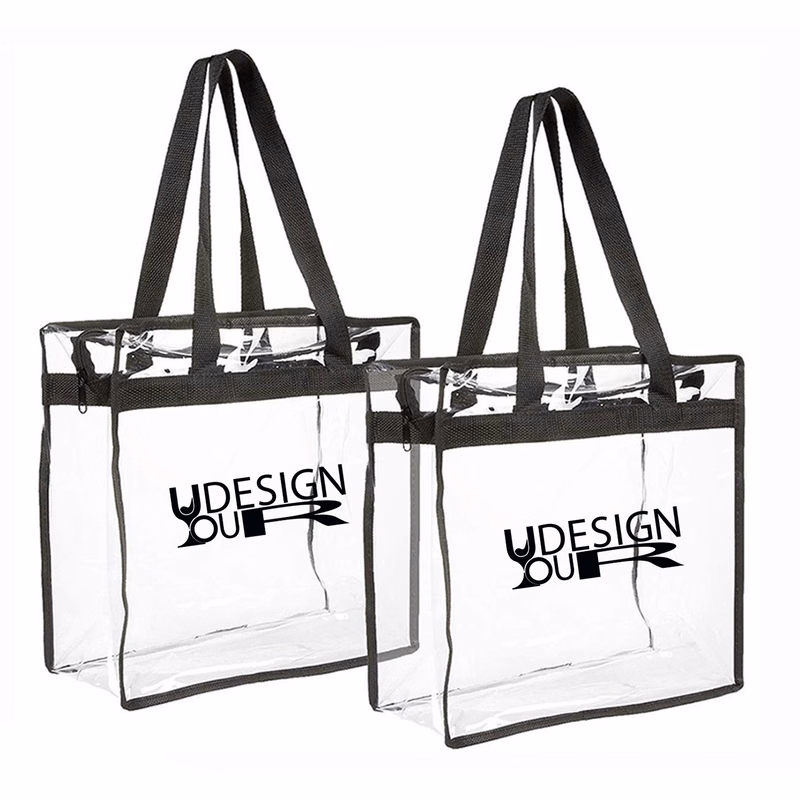 Large Transparent Tote Bags With Zippers And Handles