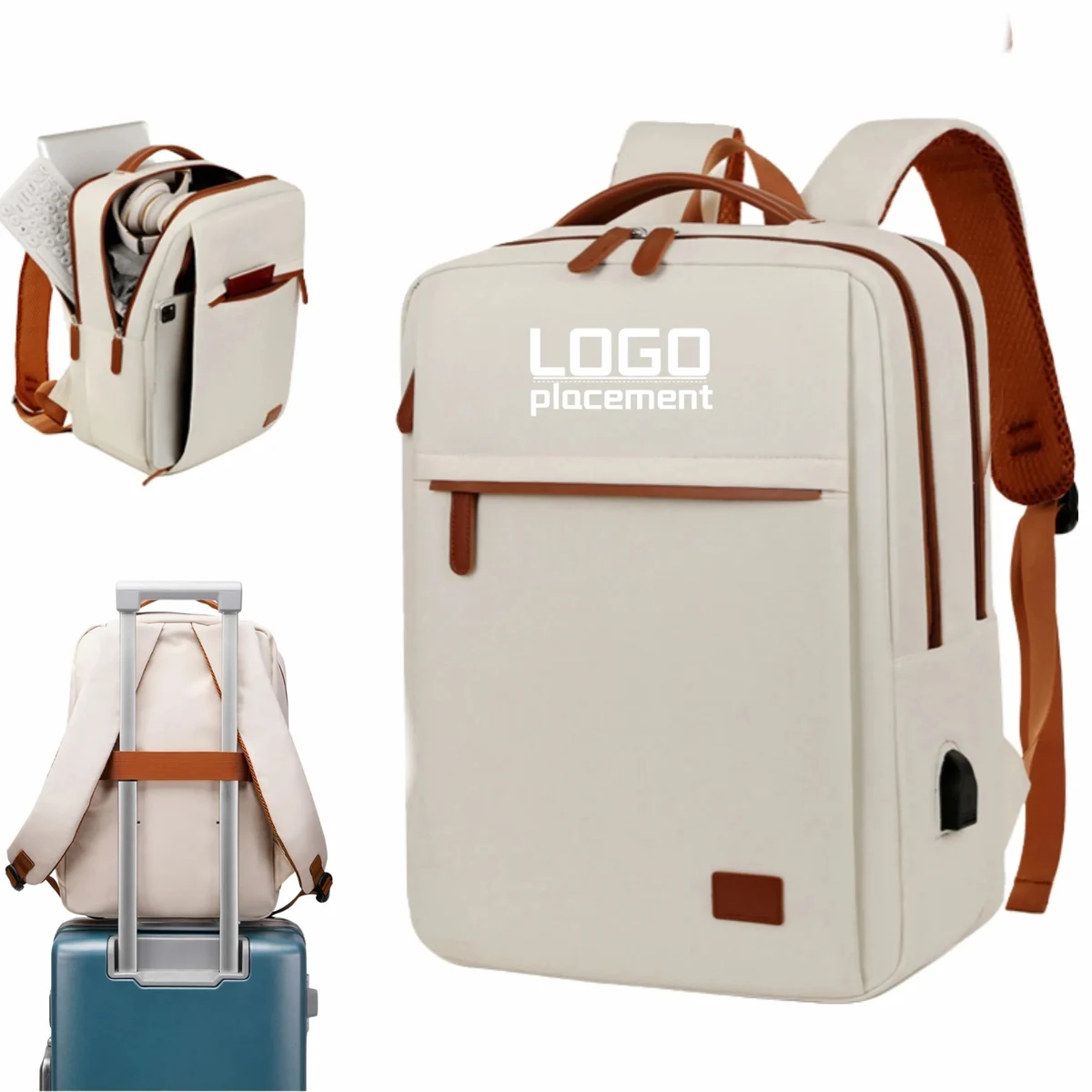 Unisex Business Laptop Backpack, Casual Travel 1