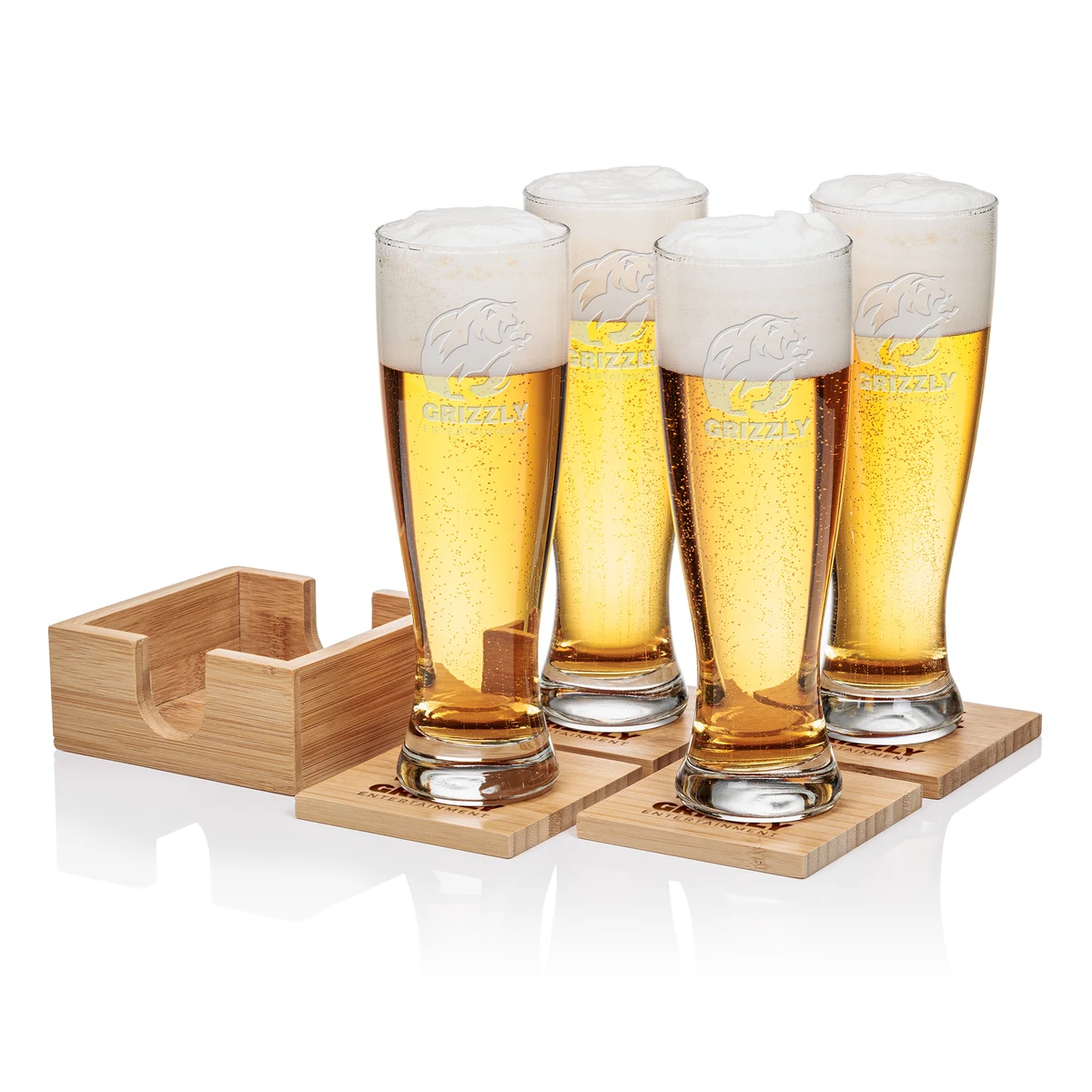 Bamboo Coaster Gift Set - Sussex 1