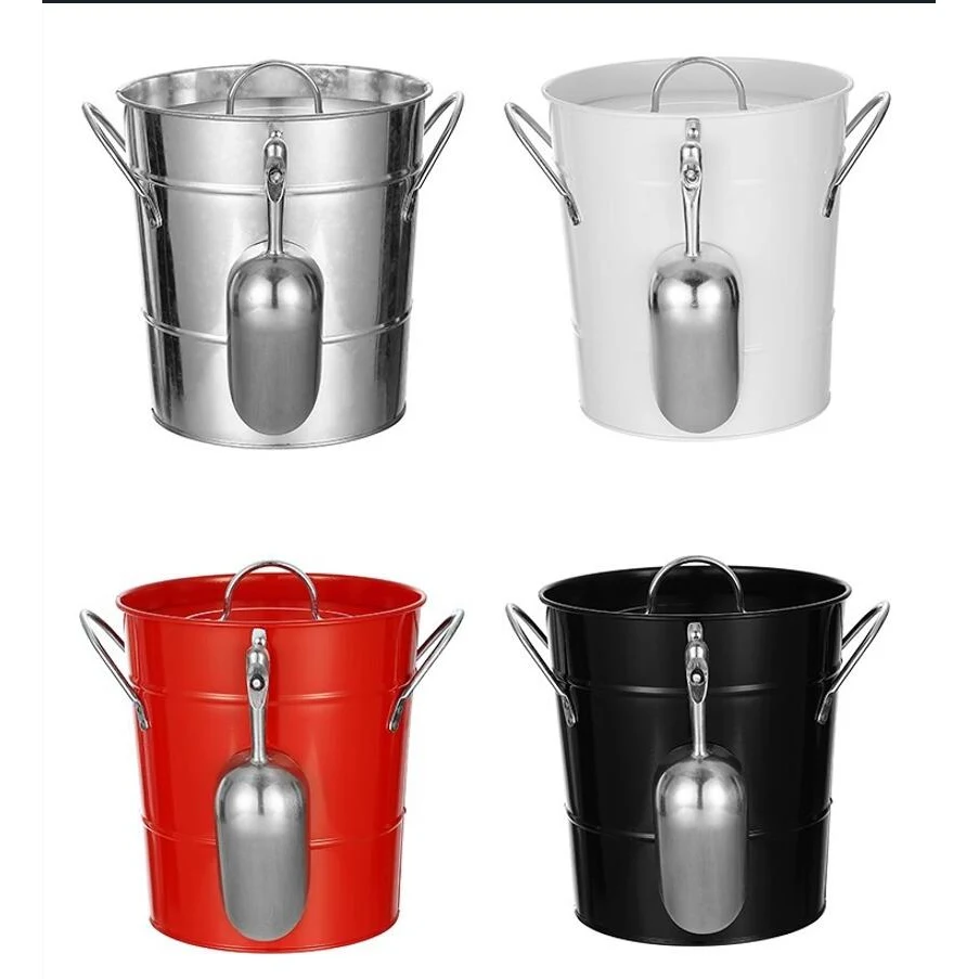 Stainless Steel Ice Bucket With Scoop 1