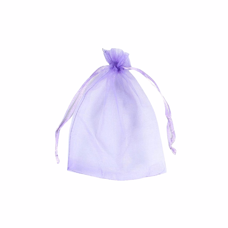 Organza Drawstring Mesh Bag 4" x 6" Sheer Favor Pouch