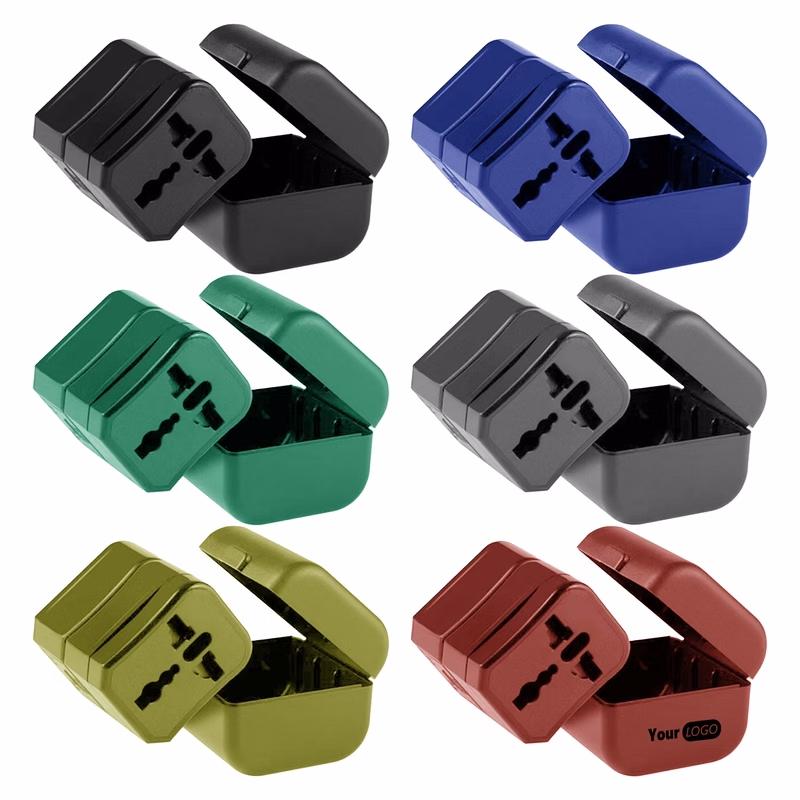 Plastic Universal Compact Travel Adapter Kit