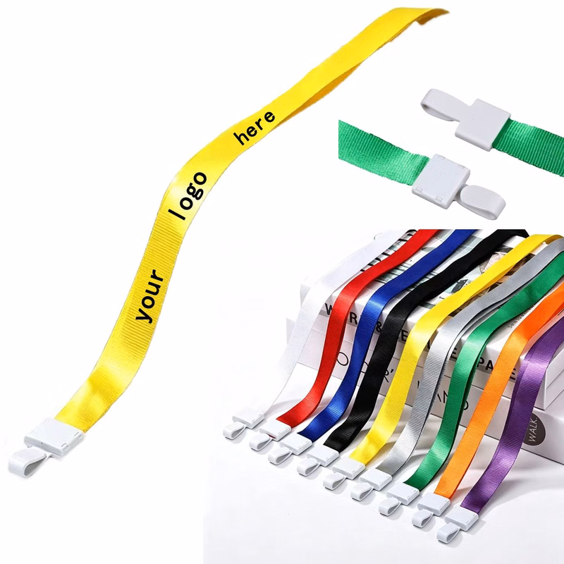 Custom Logo Polyester Lanyard With Integrated Clip