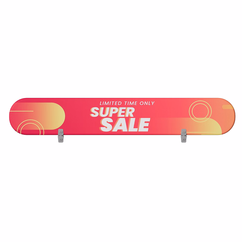 Oval Fabric Header - Fabric Only - 53"w x 10"h