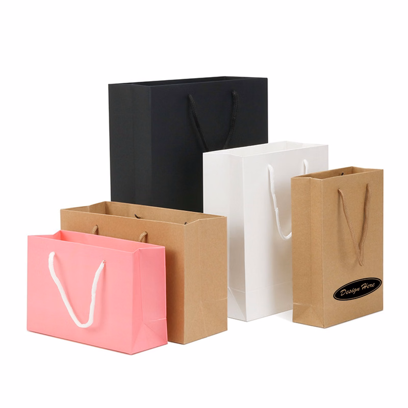 Durable Kraft Paper Bags for Retail and Gifts
