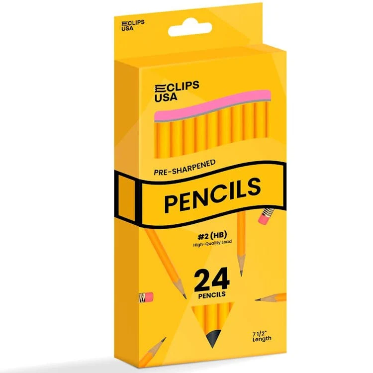 Pre-Sharpened #2 Pencils - 24ct 1