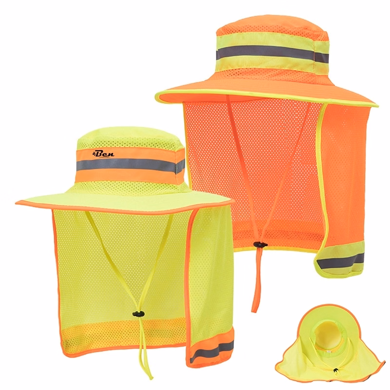Full Standard Brim Mesh Sunshade High Visibility Reflective
