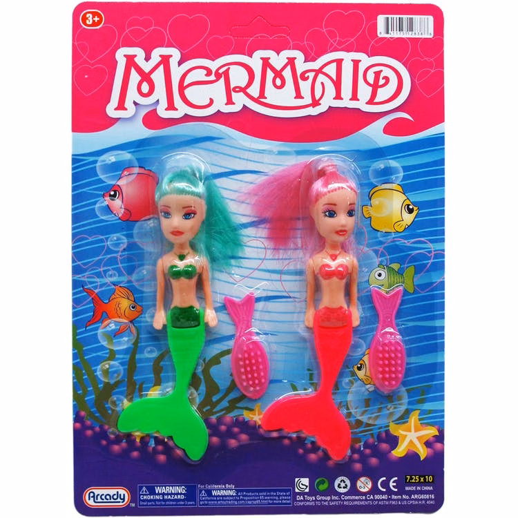 Mermaid Doll Set 4-Piece