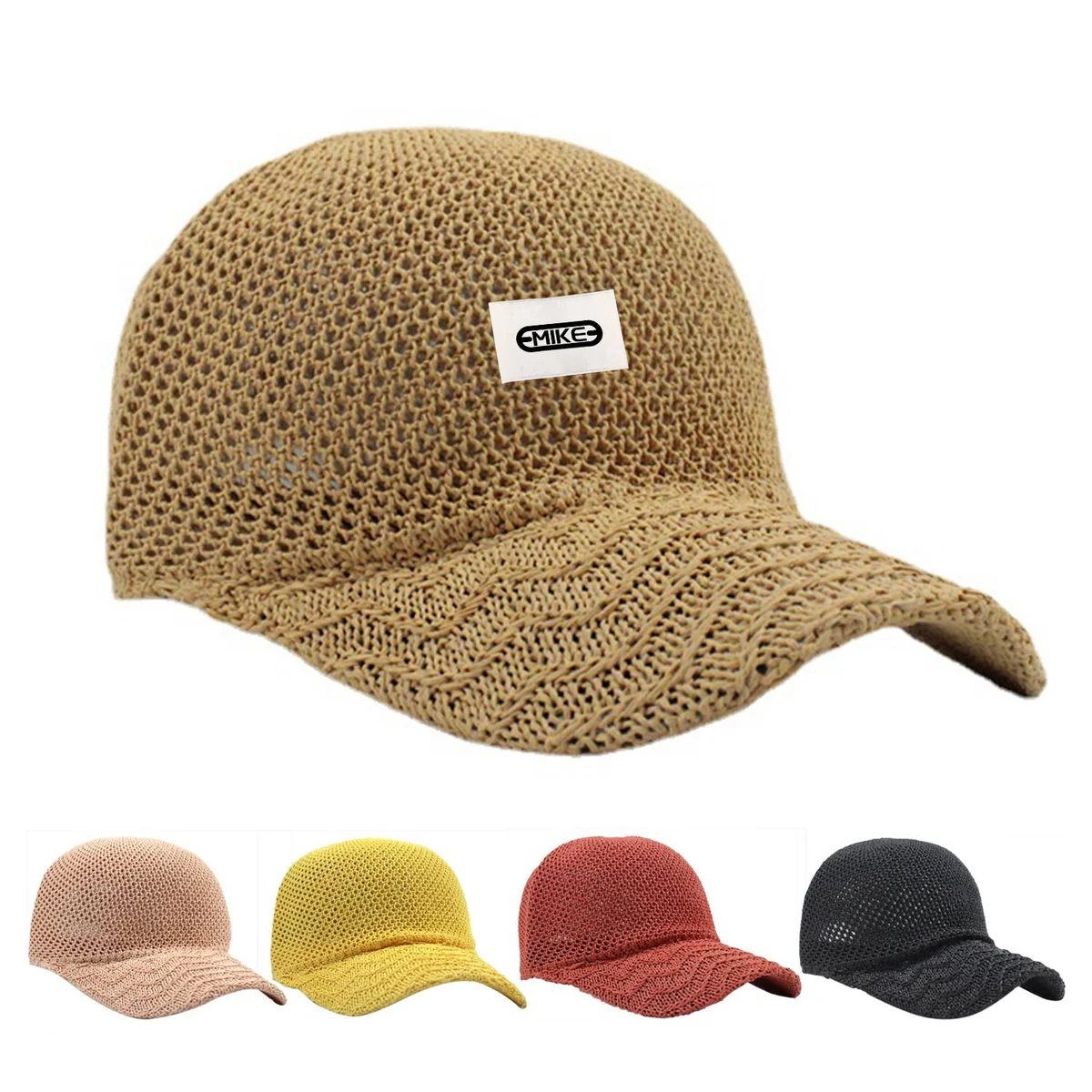 Knitted Peaked Cap Sunshade Summer Hat 1