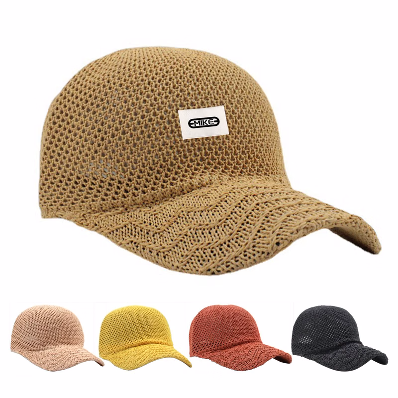 Knitted Peaked Cap Sunshade Summer Hat