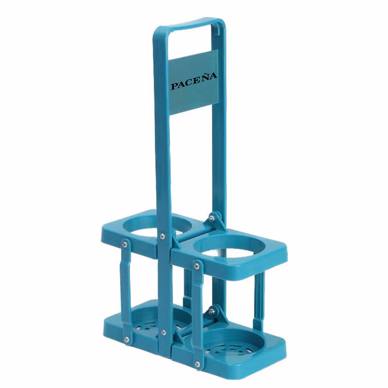 2 Slot Plastic Beer Portable Folding Basket