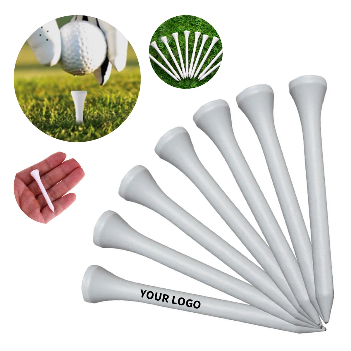Wood Golf Tee 3.25" Length 1