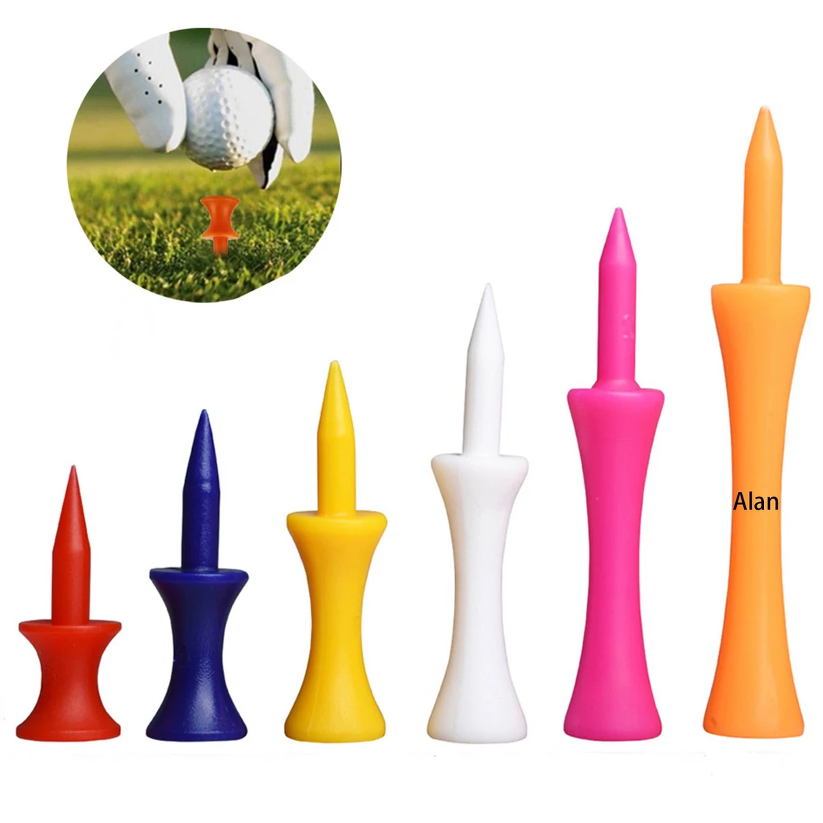 Golf TEE limited plastic spikes 1