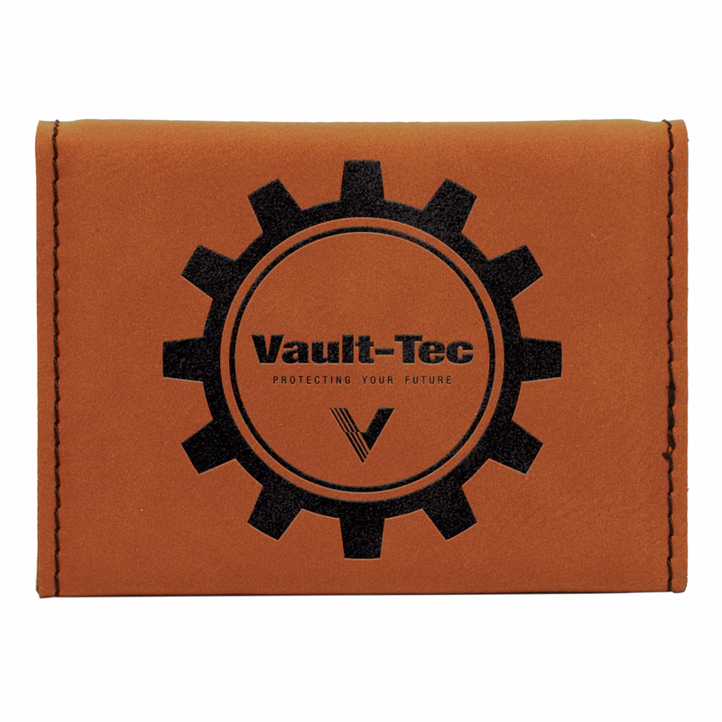 Rawhide Leatherette Business Card Holder