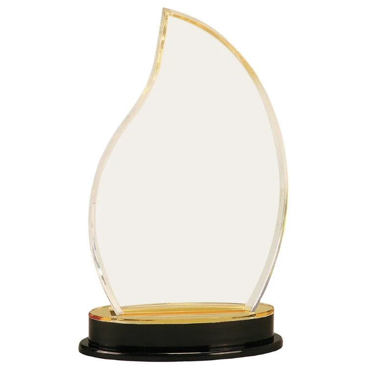 9.25" Gold Flame Impress Acrylic Award 1