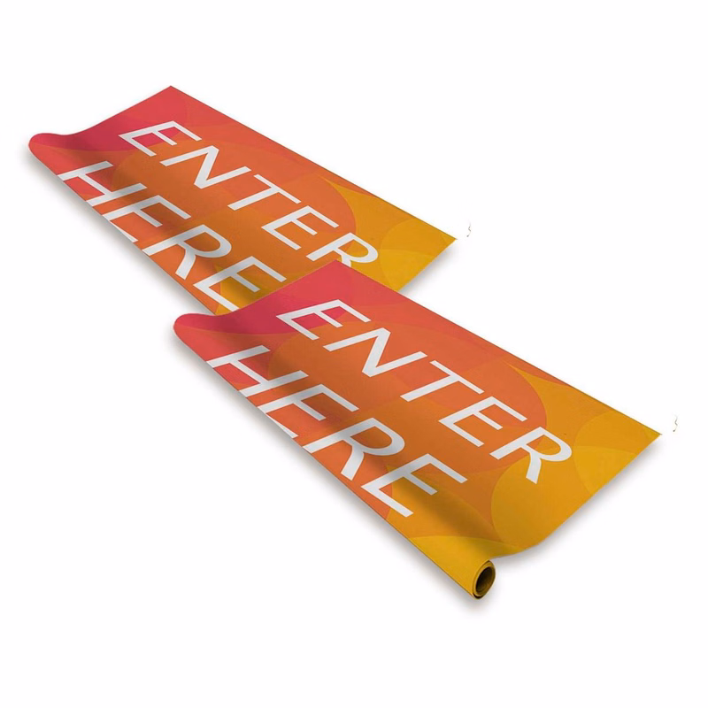 Belt Barrier Sign Holder Graphics