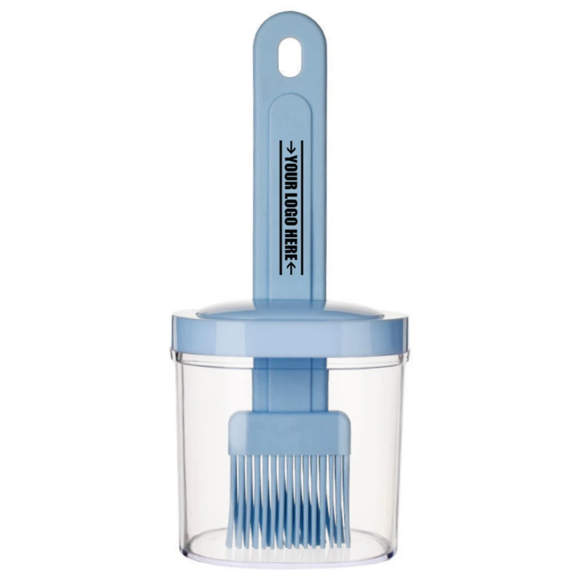 Silicone BBQ brush with An Integrated Oil Bottle 1