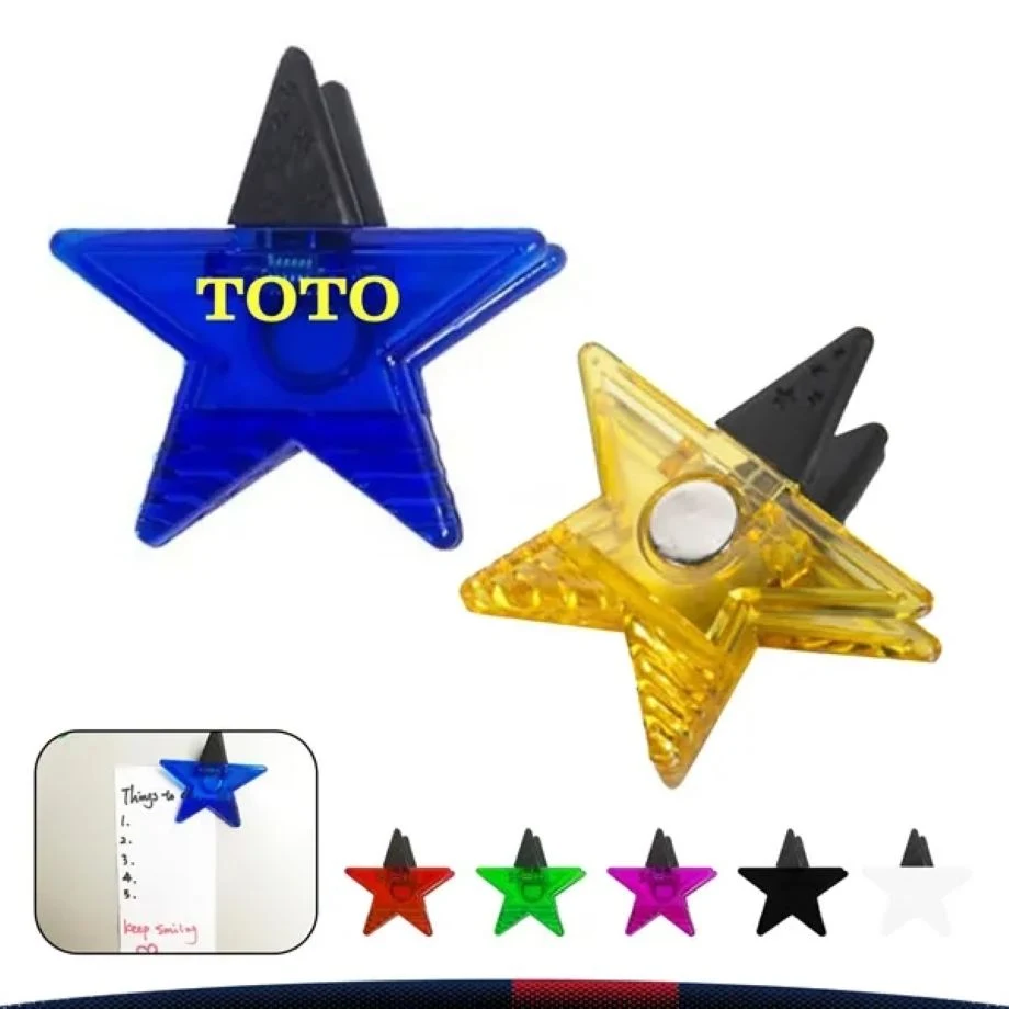Jumbo Size Star Magnetic Memo Clip w/Strong Grip 1