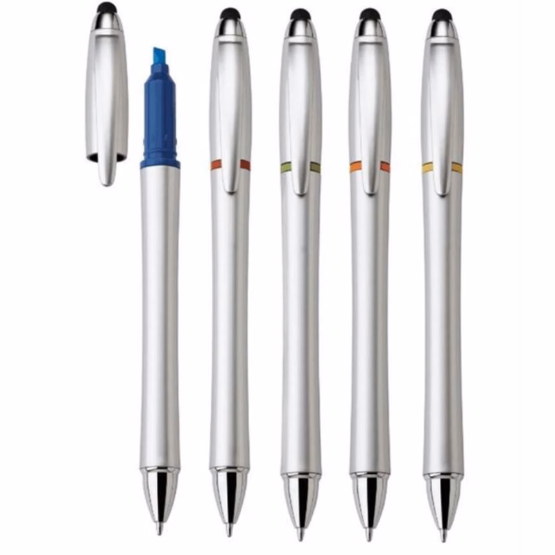 Highlighter with Pen and Stylus