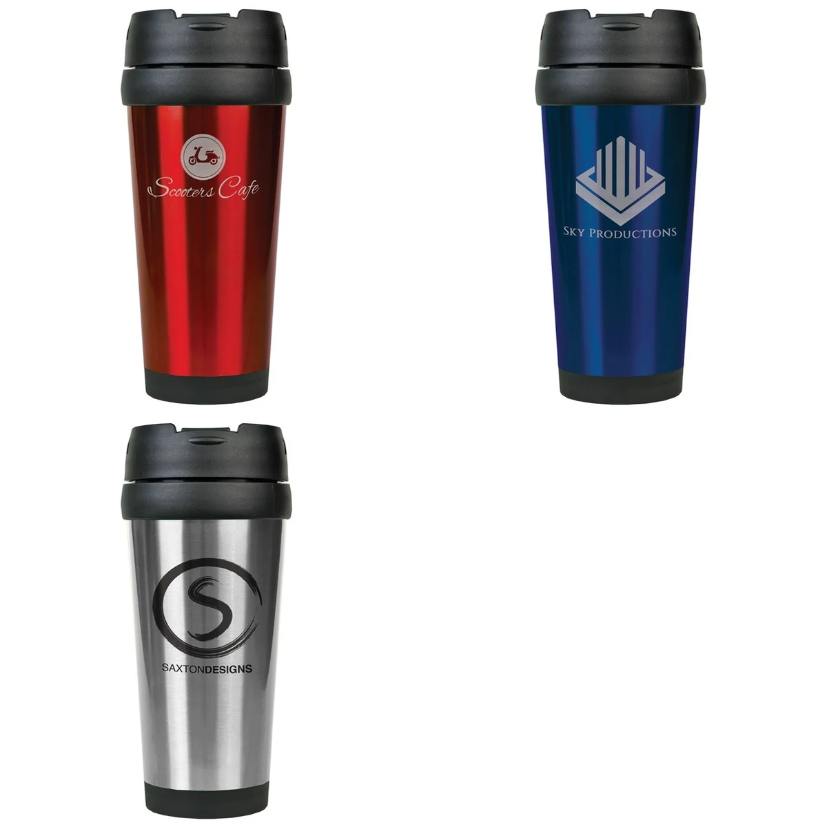 16 oz Stainless Steel Travel Mug Without Handle 1