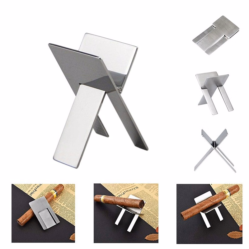 Stainless Steel Foldable Cigar Stand
