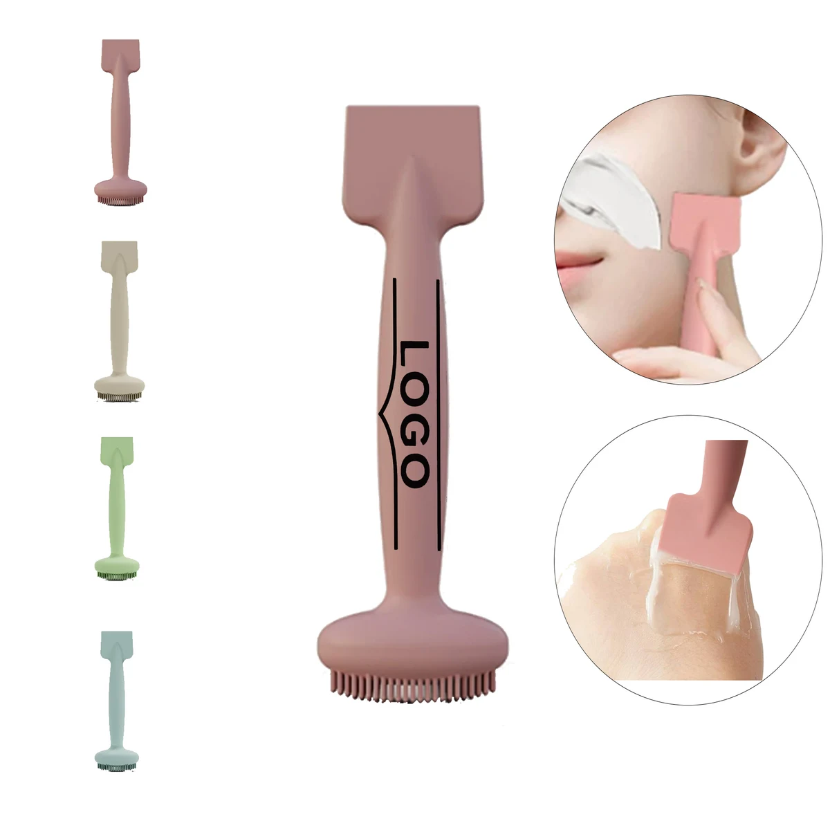 Double Head Facial Mask Brush 1