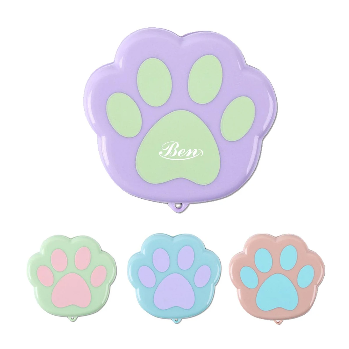4 Oz Cartoon Cat Paws Folding Cup Telescopic Water Bottle 1
