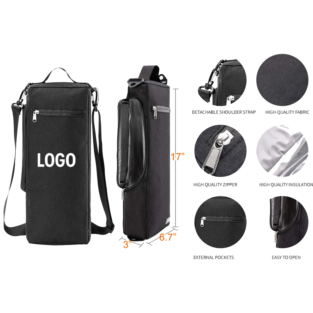 Slim Shoulder Strap Insulated Cooler Bag 1