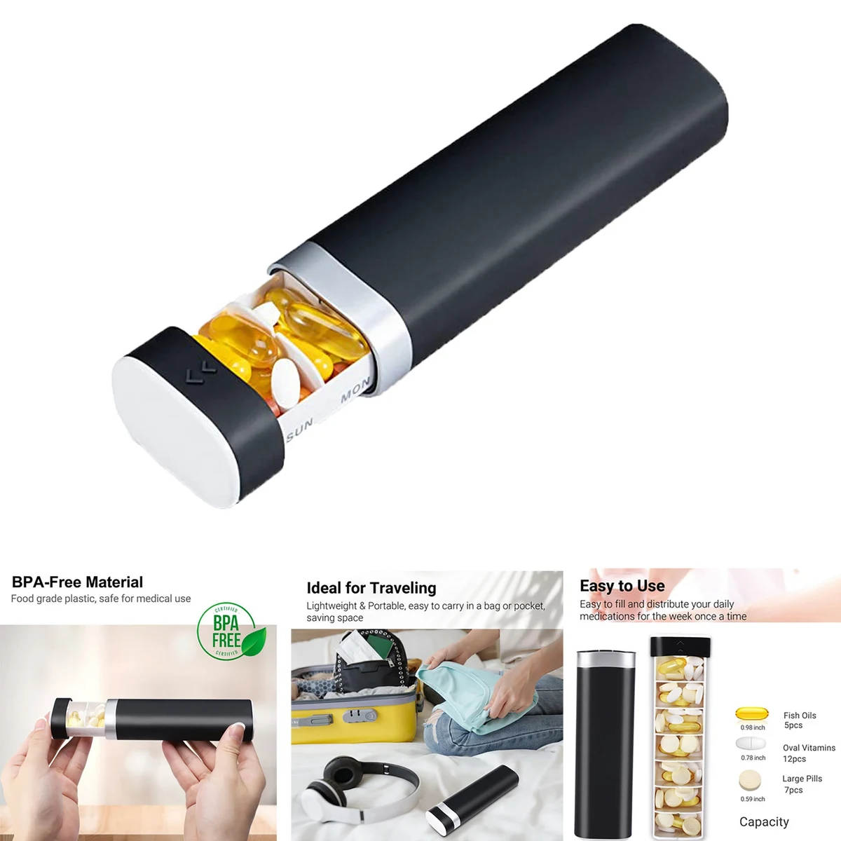 7 Day Pill Organizer 1