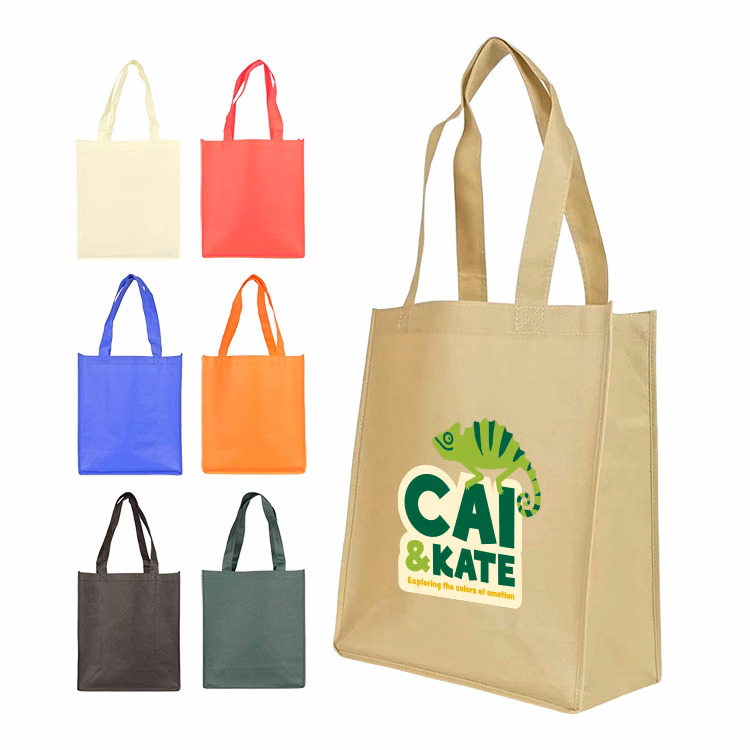 100g Non-Woven Polypropylene Grocery Tote w/ 6" Gusset