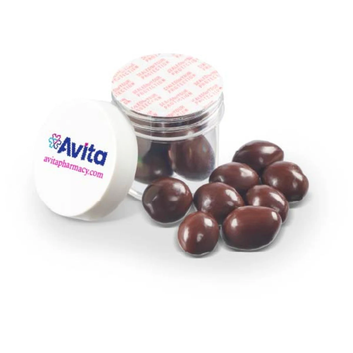 1 oz Jar of Chocolate Covered Pretzels 1