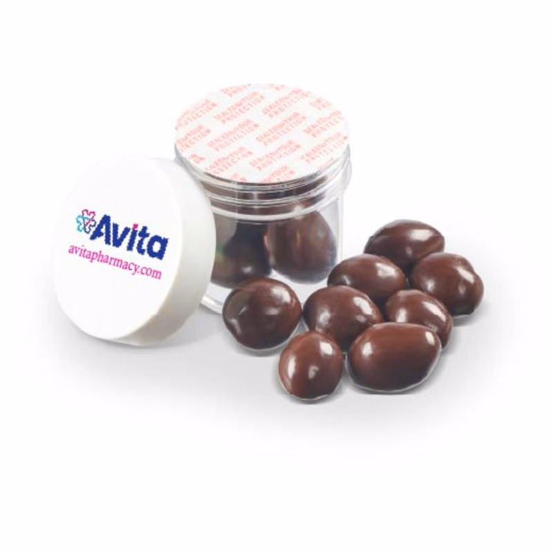 1 oz Jar of Chocolate Covered Pretzels
