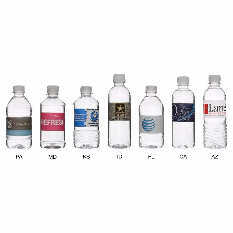 Custom Label 12 oz Bottled Water
