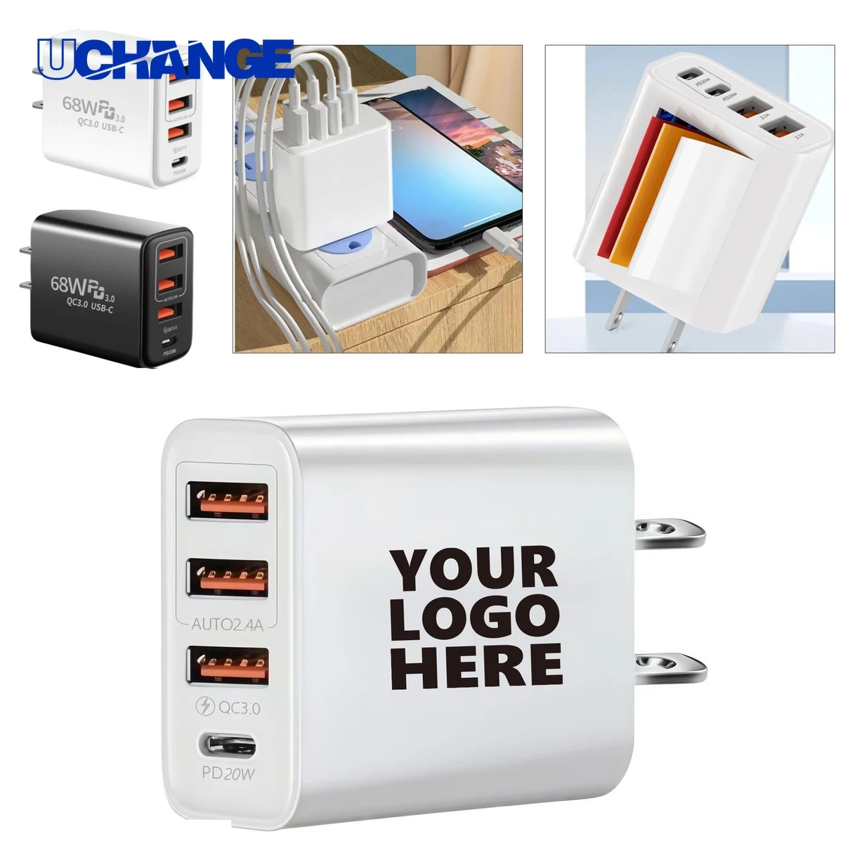 Multi-USB Travel Charger Power Adapter 1